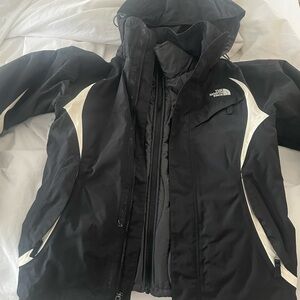 The North Face Black and White Outdoor Jacket